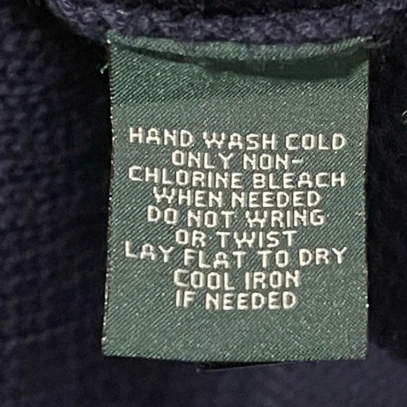 Lauren Ralph Lauren Knitted Cowl Neck Embroidered Cardigan 100% Cotton Size XL - Picture 10 of 10